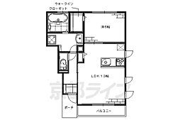 エクセル・カーサ 1LDKの間取図画像