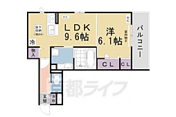 FAROUCHE 1LDKの間取図画像