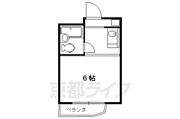 ハイツ翔雲 1Kの間取図画像