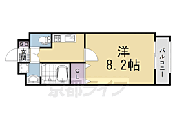 PourToujurs双ヶ岡 1Kの間取図画像