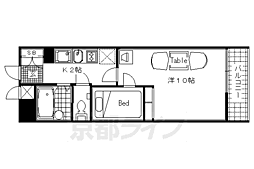 レオパレスアクエリアス西院 2階