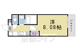 La Fite GOSHOKITA I 1Kの間取図画像