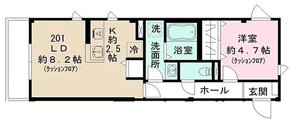 ユアメゾン立教通り 201｜東京都豊島区西池袋5丁目(賃貸マンション1LDK・2階・41.02㎡)の写真 その1