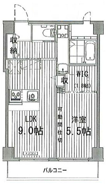 西川口グリーンマンション 703｜埼玉県川口市並木2丁目(賃貸マンション1LDK・7階・39.30㎡)の写真 その2