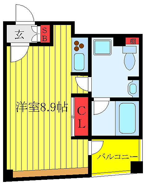 レニール本駒込 702｜東京都文京区本駒込2丁目(賃貸マンション1R・7階・26.04㎡)の写真 その2