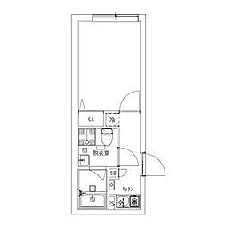 Ｌｕｄｅｎｓ志村坂上 1階1Kの間取り
