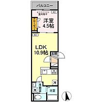 グラナーデ関原 201 ｜ 東京都足立区関原3丁目44-12（賃貸アパート1LDK・2階・35.04㎡） その2