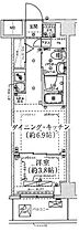 スパシエ千住大橋 505 ｜ 東京都足立区千住河原町3-7（賃貸マンション1DK・5階・25.50㎡） その2