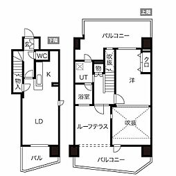 ＴＨＥ　ＷＡＶＥＳ 14階1LDKの間取り