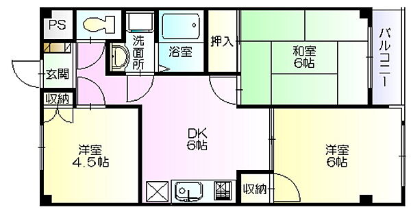 アーバン東横 202｜千葉県市原市能満(賃貸アパート3DK・1階・51.23㎡)の写真 その2