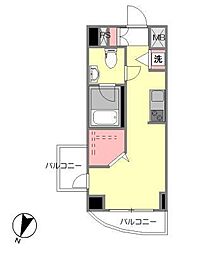アーバンファースト神楽坂 1Kの間取図画像