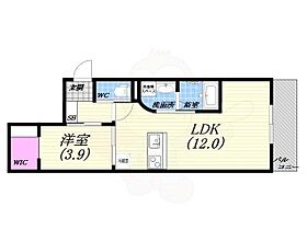 センプレヴィータさくら夙川  ｜ 兵庫県西宮市郷免町（賃貸マンション1LDK・1階・36.78㎡） その2