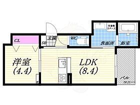 兵庫区芦原通3丁目ヘーベルメゾン  ｜ 兵庫県神戸市兵庫区芦原通３丁目（賃貸マンション1LDK・1階・34.45㎡） その2