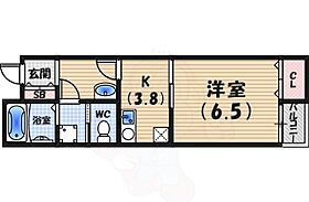 エビスメイツ  ｜ 兵庫県西宮市馬場町（賃貸アパート1K・2階・27.24㎡） その2