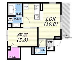 レーヴ　ド　ドゥ芦屋  ｜ 兵庫県芦屋市親王塚町（賃貸アパート1LDK・1階・37.02㎡） その2