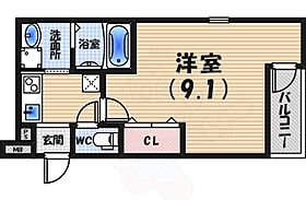 フジパレス西宮津門  ｜ 兵庫県西宮市津門大箇町（賃貸アパート1K・3階・28.32㎡） その2