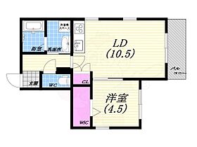 PRIMOVITA  ｜ 兵庫県西宮市松並町（賃貸マンション1LDK・1階・42.74㎡） その2