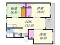 岩園サニーハイツA棟1階6.9万円