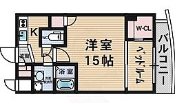 セレニテ甲子園 1DKの間取図画像