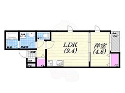 間取図画像 1LDK