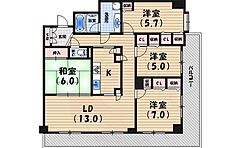 物件の間取り