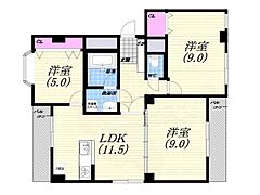 物件の間取り
