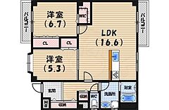 物件の間取り