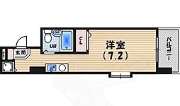 ジョイフル西宮2 1Kの間取図画像