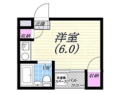 グローバル阪神西宮 ワンルームの間取図画像