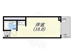 フリードム西宮 ワンルームの間取図画像