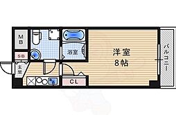 セレニテ甲子園 1Kの間取図画像