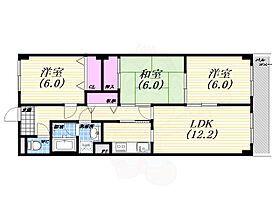 ドムール樋ノ池  ｜ 兵庫県西宮市樋之池町（賃貸マンション3LDK・3階・68.40㎡） その2