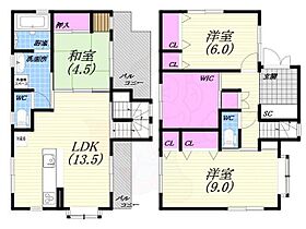 兵庫県西宮市神園町（賃貸一戸建3SLDK・1階・96.05㎡） その2