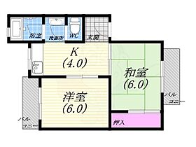 藤マンション2  ｜ 兵庫県西宮市甲陽園日之出町（賃貸マンション2K・3階・37.00㎡） その2