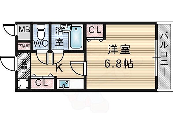 エビス西宮 ｜兵庫県西宮市馬場町(賃貸マンション1K・6階・21.30㎡)の写真 その2