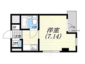 夙川羽衣町パークハイム2  ｜ 兵庫県西宮市羽衣町（賃貸マンション1K・3階・21.13㎡） その2