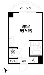田中ビル ワンルームの間取図画像