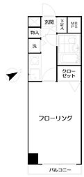日神パレステージ吉祥寺 ワンルームの間取図画像