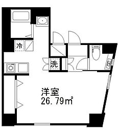 クオーレ本郷 ワンルームの間取図画像