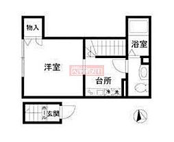 ラターシュ本郷 1Kの間取図画像