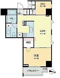 BelleFace本郷弓町 1SLDKの間取図画像