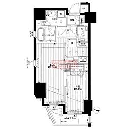 オープンレジデンシア文京本駒込 1LDKの間取図画像