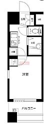 CYNTHIA護国寺 1Kの間取図画像