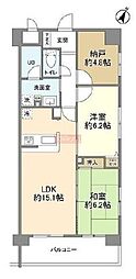 ルミエール東神田 3LDKの間取図画像