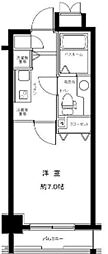 グランフォース九段 1Kの間取図画像