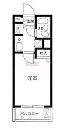 ジョイフル上中里 1Kの間取図画像