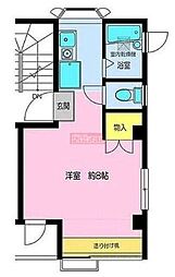 リバティー1 ワンルームの間取図画像