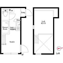 東京都北区神谷3丁目（賃貸アパート1R・1階・11.41㎡） その2