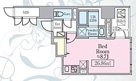 東京都千代田区内神田2丁目8-15（賃貸マンション1R・6階・26.86㎡） その2