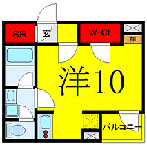 東京都板橋区西台4丁目5-10（賃貸マンション1R・1階・28.38㎡） その2